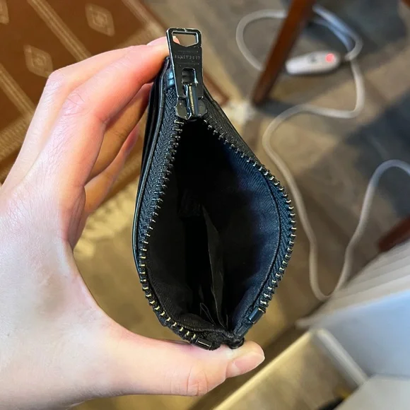 All Saints Leather Card Holder - Picture 2 of 3